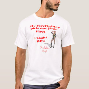 T-shirt Épouse 2 de sapeurs-pompiers