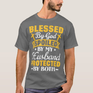 T-shirt Épouse chrétienne Jésus Béni Par Dieu Mal Par Mon