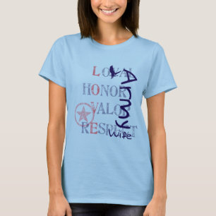 T-shirt Épouse d'armée - Eagle