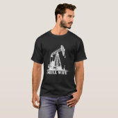 T-shirt Épouse de forage de terrain (Devant entier)