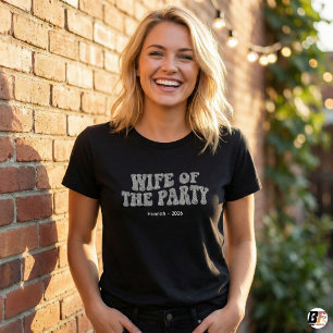 T-shirt Épouse de la fête chemise de bachelorette personna