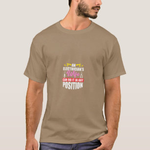 T-shirt Épouse d'électriciens Tout poste Drôle DA1