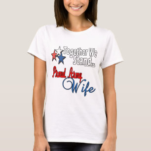 T-shirt Épouse fière d'armée