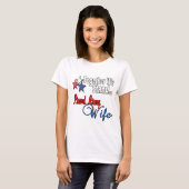 T-shirt Épouse fière d'armée (Devant entier)