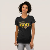 T-shirt Épouse fière d'armée (Devant entier)