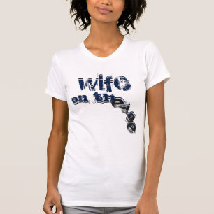 T-shirt Épouse humoristique sur le bord