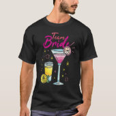 T-shirt Épouse Mariage de l'équipe pour être bachelorette (Devant)