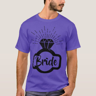 T-shirt Épouse Ring Diamond Bride pour être Bachelorette
