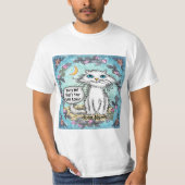 T-shirt Épouser ma chatte (Devant)
