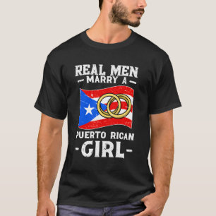 T-shirt Épouser Un Mari Portoricain D'Un Portoricain