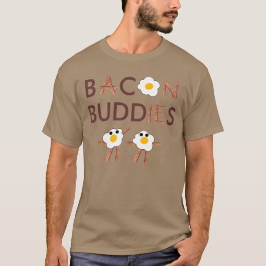 T-shirt Épouses de bacon (Devant)