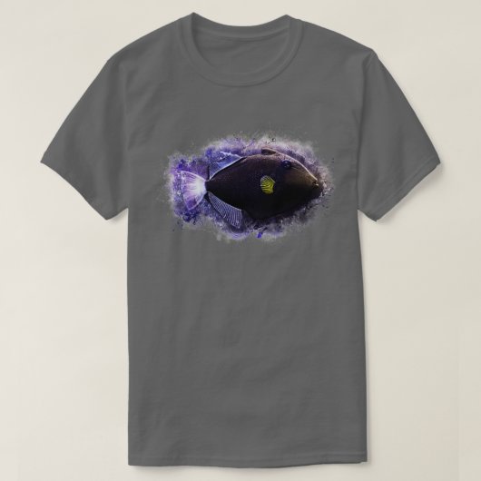 T-shirt Épouses triggerfish Melichthys vidua (Design devant)