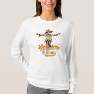 T-shirt Épouvantail aux vibrations Hippy Halloween