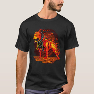 T-shirt Épouvantail drôle horreur American Pit Bull sourit