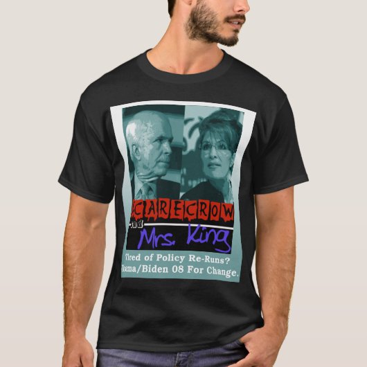 T-shirt Épouvantail et Mme King (Devant)