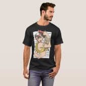 T-shirt Épouvantail fou. (Devant entier)