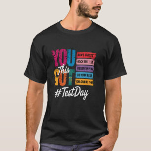 T-shirt Épreuve d'État Tu Vas Réussir Ne Te Stresse Pas Dé