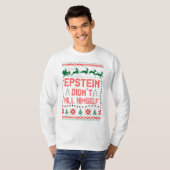 T-shirt Epstein Ne S'Est Pas Tué Noël (Devant entier)