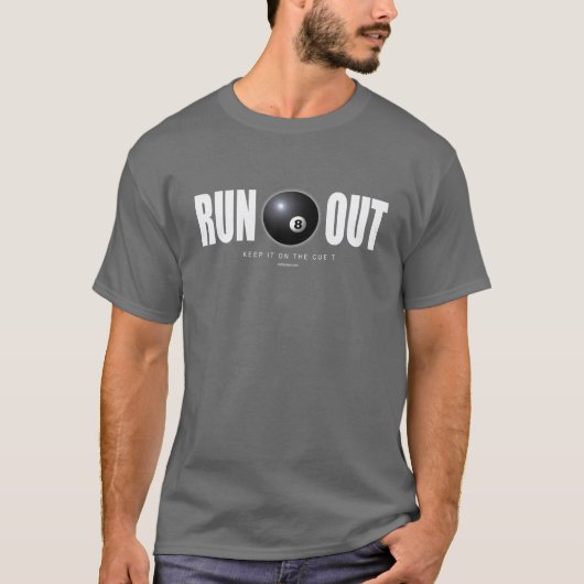 T-shirt Épuisez-vous les billards (Devant)