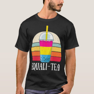T-shirt Equalitea Pansexual Pride thé bulle LGBT Pan Boba