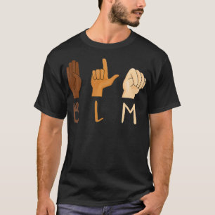 T-shirt Equality ASL Sign BLM Gift