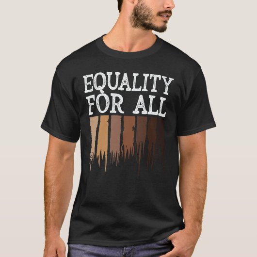 T-shirt Equality For All Black History Month Women Men Pri (Devant)