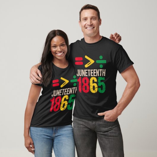 T-shirt Equality Is Greater Juneteenth 1865 Freedom Day Wo (Unisexe)