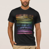 T-shirt Equality Love Rainbow Brush Strokes LGBTQ ID656 (Devant)