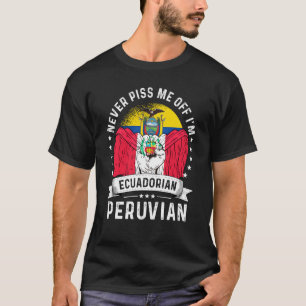 T-shirt Equateur Drapeau Pérou Humour de la fierté citoyen