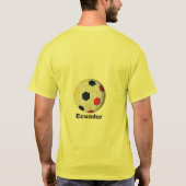 T-shirt Equateur Football (Dos)