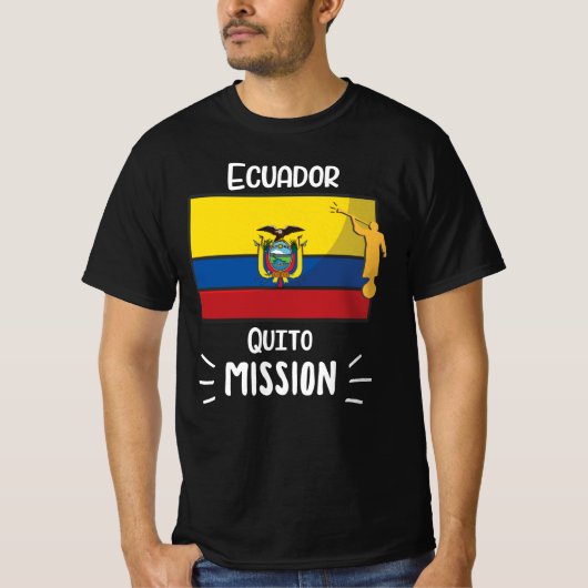 T-shirt Équateur Mission LDS Quito Mormon (Devant)