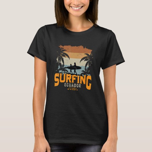 T-shirt Equateur Surf 1 (Devant)