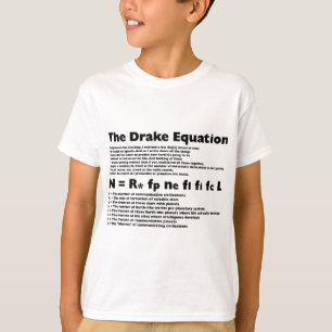 T-shirt Équation_de_Drake