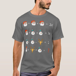 T-shirt Équation de l'enseignant en mathématiques 3