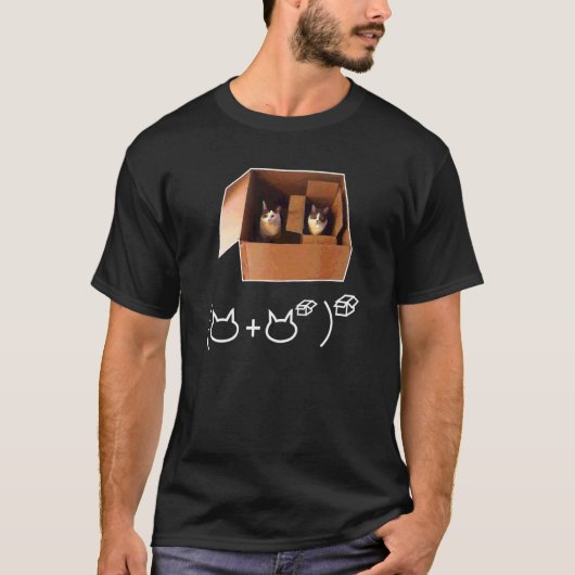 T-shirt Équation mathématique de chat Math (Devant)