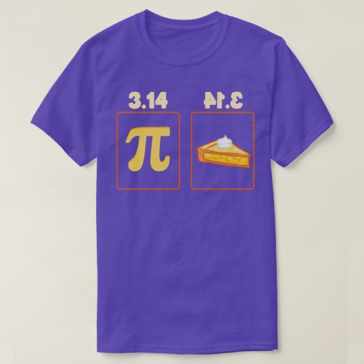 T-shirt Équation mathématique de jour Pi (Design devant)