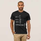 T-shirt équation maxwell physique (Devant entier)