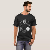 T-shirt Équation physique Science physique Futur Physicien (Devant entier)
