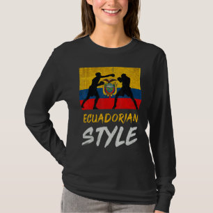 T-shirt Equatorien Boxing Style Ecuador Pride Boxing Men B