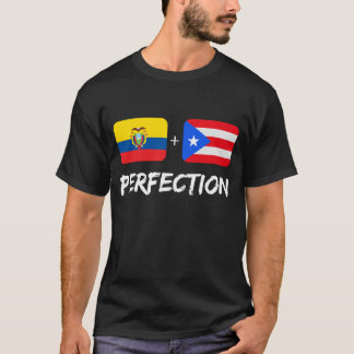 T-shirt Equatorien Plus Puerto Rican Perfection Mix Herita