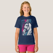 T-shirt Equestre - Cheval Vintage - Équitation (Devant entier)