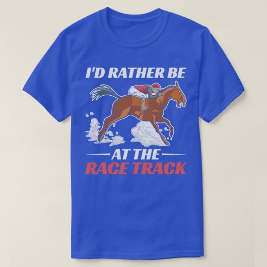 T-shirt Equestrian Funny English Horse Racing5 (Design devant)
