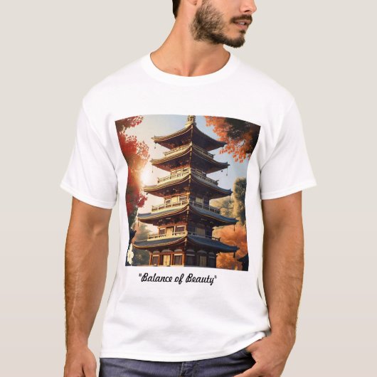 T-shirt "Équilibre de la beauté" (Devant)