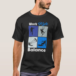 T-shirt Équilibre des cerfs-volants Vie Vintage Vie au tra