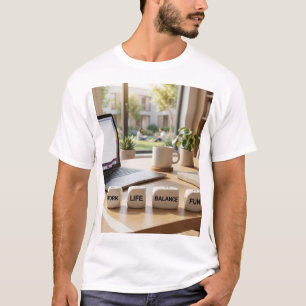 T-shirt Équilibre entre vie professionnelle et vie privée 