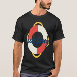 T-shirt Équilibre travail et vie personnelle Surf de loisi