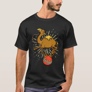 T-shirt Équilibrer Sur Une Journée De Travail De Ball Hump