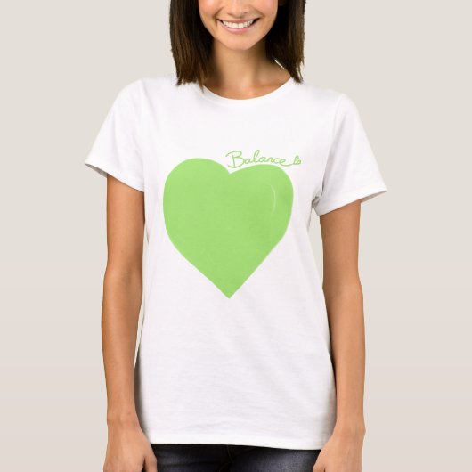 T-shirt Équilibrez votre humeur - (Devant)