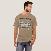 T-shirt Equine Introvert Funny Horse Lover maillot cadeau (Devant entier)