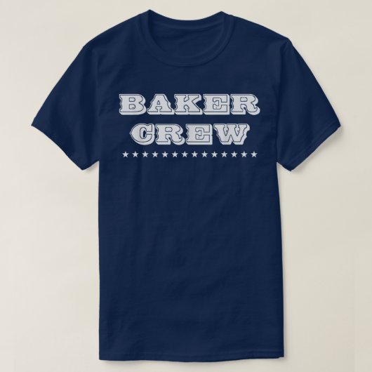 T-shirt Équipage Baker (Design devant)